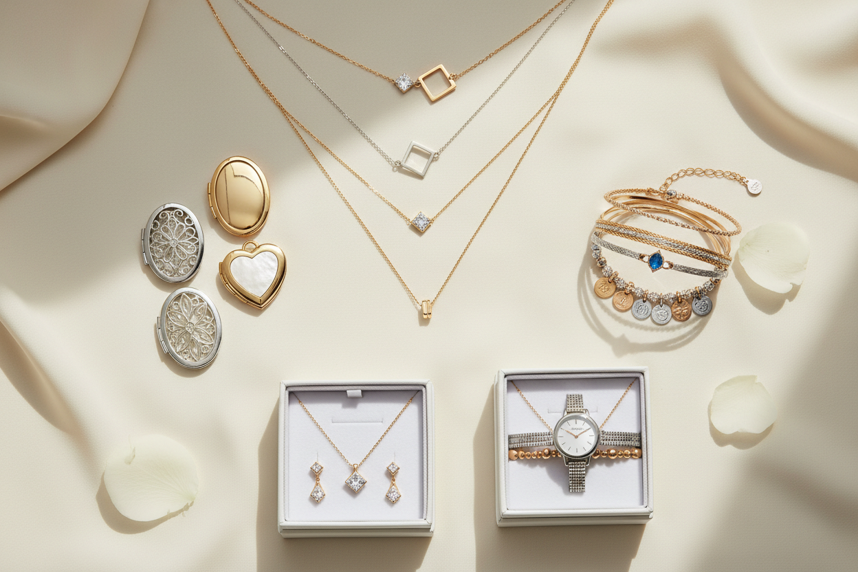 View of jewllery collection