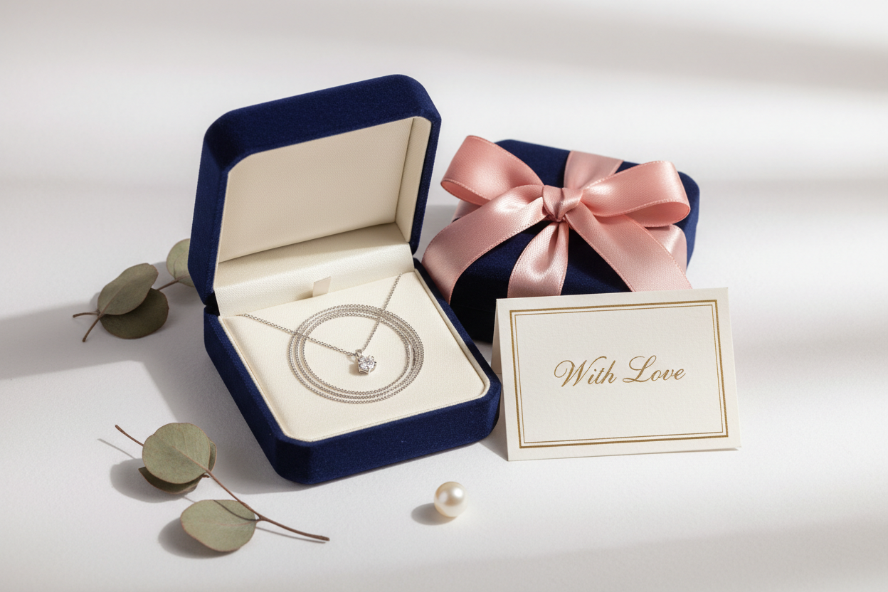 View of gift ideas jewellery