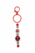 Handmade Beaded Bar Keyring